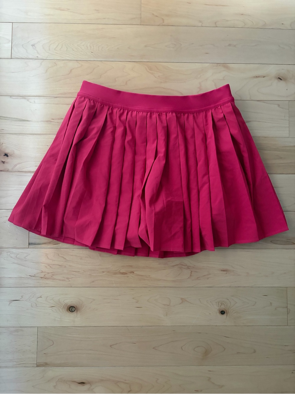 lululemon athletica High-Rise Pleated Tennis Skirt in Hot Pink (Cherry Mist)